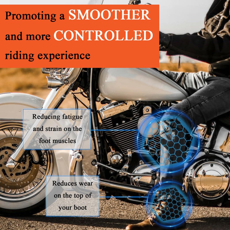 FOVPLUE Heel Shifter Lever w/Shift peg  Rear Shifter Peg for Harley 1986-2017 FL Softail  1988-Later Touring CVO Road Glide Street Glide Electra Glide Road King and 2008-Later Trike  Chrome#2 - Image 2